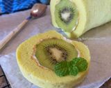 Foto langkah ke 10 dari resep Kiwi SwissRoll Cake.