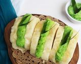 Foto langkah ke 7 dari resep Roti kukus Pontianak Selai Sarikaya Pandan.