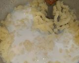Foto del paso 4 de la receta: Milanesa al horno con puré y queso mantecoso