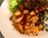Foto langkah ke 4 dari resep Roasted Chicken with mushroom sauce.