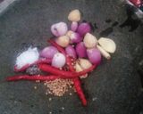 Foto langkah ke 3 dari resep Tumis Jantung Pisang Teri.