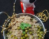 A picture of step 3 of Peas pulao.