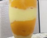 A picture of step 4 of Mango custard pudding.