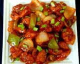 A picture of step 9 of Baby corn Manchurian.