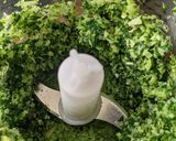 A picture of step 3 of Spinach broccoli Chilla.