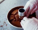 A picture of step 13 of Fluffy Chocolate Chiffon Cake.