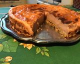 Une image de l'étape 17 de Flan pâtissier façon cheesecake aux pralines roses.