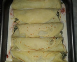 Foto del paso 7 de la receta: Canelones de acelga y ricota con salsa blanca y salsa de tomate