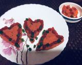 A picture of step 2 of Heart shape spicy upma.