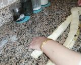 صورة لخطوة 5 من وصفة بريوش الحليب بعجين قطني وشكل جديد بطريقة شيماء ام براء
