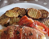 Foto del paso 5 de la receta: Patatas onduladas al horno- toque italiano