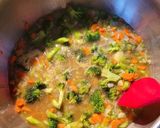 A picture of step 1 of Broccoli soup.