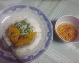 Hình bước làm 4 của món Cơm Chả hấp !