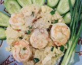 รูปขั้นตอนการทำที่ 3 ของ ข้าวผัดกุ้ง