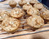 Foto del paso 5 de la receta: Muffins saludables de avena, sirope y platano