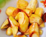 Hình bước làm 1 của món Cà ri gà (món chay)