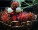 A picture of step 1 of Granola with Rambutan & other fruits.