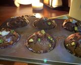 A picture of step 4 of Double chocolate banana cupcake.