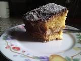 Bizco-tarta de almendras, café y chocolate