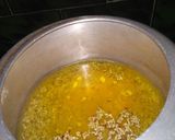 A picture of step 1 of Bajra Ka Upma.