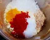 A picture of step 3 of Mini Bhakharwadi (Maharashtrian snacks).