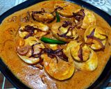 A picture of step 5 of Egg Korma.