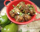 A picture of step 5 of Dry Veg.Manchurian.
