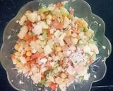 A picture of step 3 of Katori Chaat.
