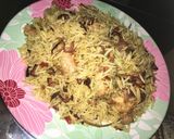 A picture of step 4 of Chicken Biryani.