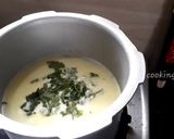 A picture of step 4 of Coconut milk with peas pulav.