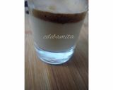 A picture of step 4 of Dalgona Coffee without refined sugar.