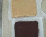A picture of step 4 of Chocolate Vanilla Swirl Cookies.