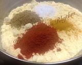 A picture of step 5 of Brinjal bajiya.