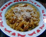 Foto langkah ke 4 dari resep Makaroni telor jajan sd.