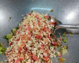 A picture of step 3 of Manchow Soup.