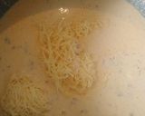 Baconös-sajtszószos galuska recept fázis 3 fotója
