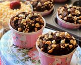 Foto langkah ke 13 dari resep Chocolate Custard Muffin ala Dan Lepard The BEST EVER -Highly Recomended-.