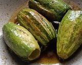 মুগ ডাল ছানার পুর ভরা পটলের দোর্মা (moog dal chanar pur bhora potoler dorma recipe in Bengali) রেসিপি ধাপ - 4 ছবি