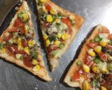 A picture of step 4 of Vegetable Toast.