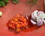 A picture of step 2 of Tomato Pasta.