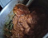 A picture of step 3 of Khajoor ka Halwa.