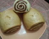 Hình bước làm 8 của món Bánh bao chay cuộn - vị sữa cacao