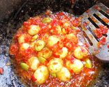 Foto langkah ke 3 dari resep Balado Telur Puyuh dan Petai.