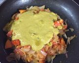 A picture of step 6 of Masala rice with aloo gravy.