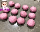 Foto langkah ke 2 dari resep Roti Sisir Ubi Ungu Vegan alaMetut 👩‍🍳.