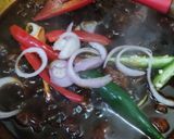 Gambar langkah 5 resipi Daging Lada Hitam.