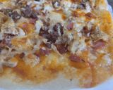 Foto del paso 11 de la receta: Pizza sin amasar de pollo🍗, carne, carnes frías y queso🧀🍕🥩