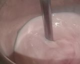 A picture of step 2 of Rose Milk Shake.