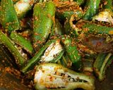 मसाला मिर्ची अचार (masala mirchi achar recipe in Hindi) रेसिपी चरण 2 फोटो