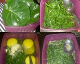 Foto langkah ke 1 dari resep Telur Dadar Daun Mangkokan.